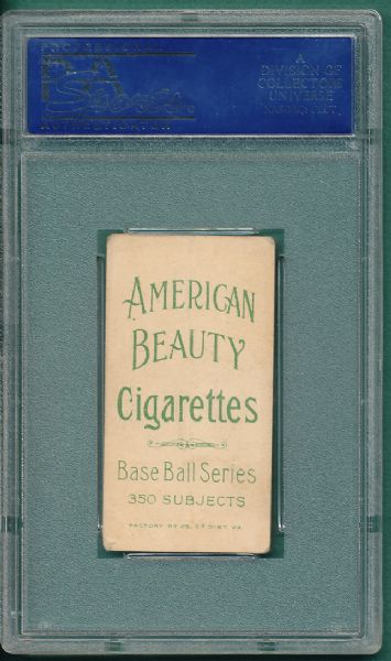 1909-1911 T206 Nichols, Batting, American Beauty Cigarettes PSA 3 *Highest Graded, Low Pop*