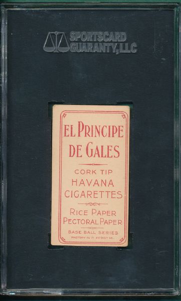 1909-1911 T206 Lattimore El Principe De Gales Cigarettes SGC 60