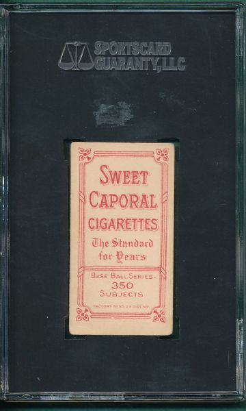 1909-1911 T206 Titus Sweet Caporal Cigarettes SGC 40