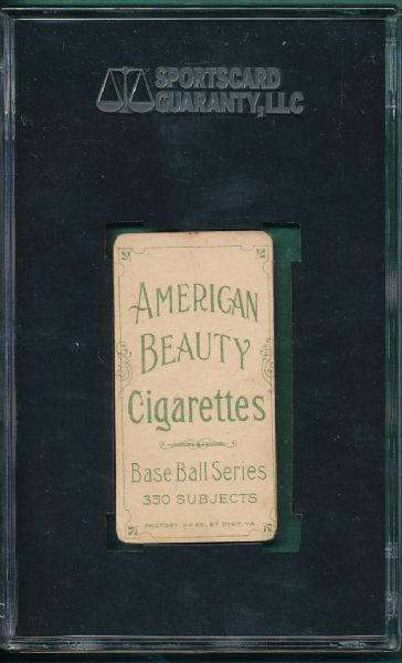 1909-1911 T206 Perring, American Beauty 350 Cigarettes SGC 30 *Low Pop Report*