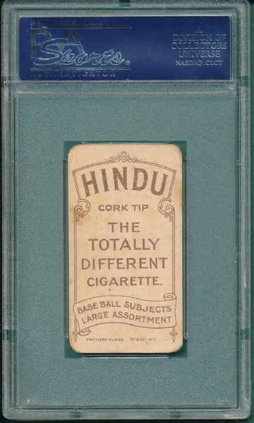 1909-1911 T206 Birmingham, Hindu Cigarettes PSA 2 *Horizontal*