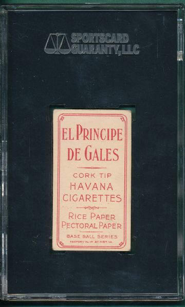 1909-1911 T206 Beck, El Principe De Gales Cigarettes SGC 40 *Low Pop*