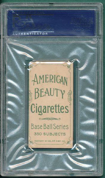 1909-1911 T206 Hall American Beauty Cigarettes PSA 3 *Low Pop*