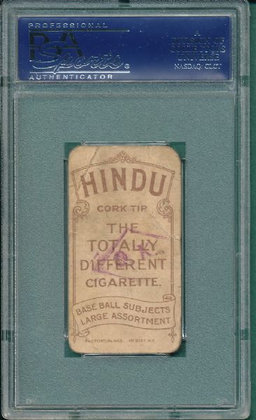 1909-1911 T206 Coles, SLer, Hindu Cigarettes PSA 1 (MK)