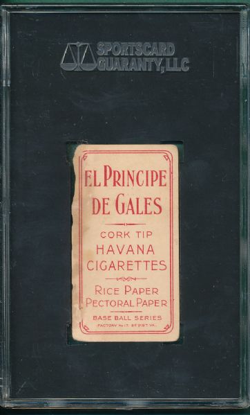 1909-1911 T206 Chesboro, El Principe De Gales Cigarettes SGC A