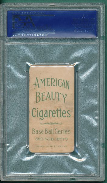 1909-1911 T206 Konetchy, Glove Low, American Beauty 350 NF Cigarettes PSA 1 *Low Pop*