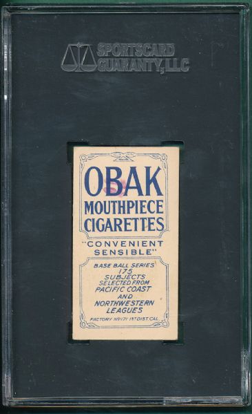 1910 T212 Briswalter Obak Cigarettes, 175 Subjects SGC 60