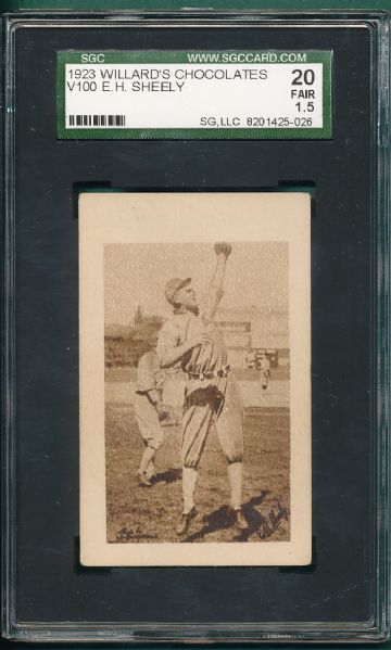 1923 V100 Sheely Willards Chocolates SGC 20