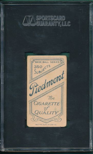 1909-1911 T206 Ferguson, Piedmont Cigarettes SGC 40