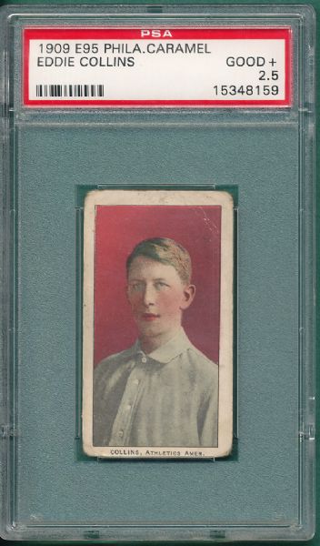 1909 E95 Collins Philadelphia Caramel Co. PSA 2.5