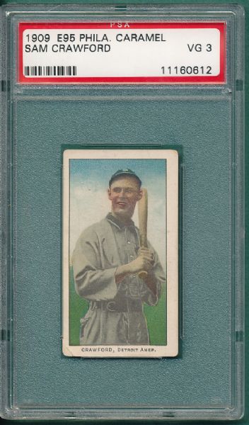 1909 E95 Crawford Philadelphia Caramel Co. PSA 3