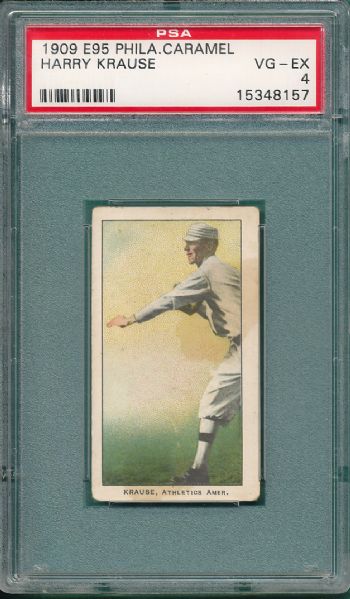 1909 E95 Krause Philadelphia Caramel Co. PSA 4