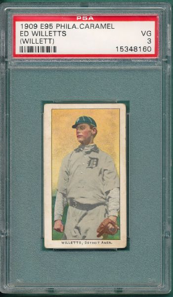 1909 E95 Willetts Philadelphia Caramel Co. PSA 3