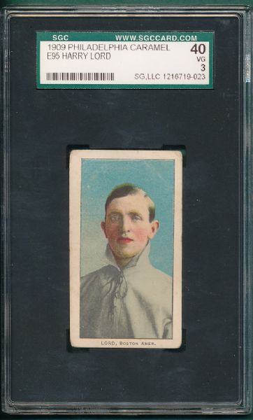 1909 E95 Lord Philadelphia Caramel Co. SGC 40