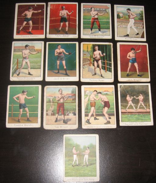 1910 T220 Prize Fighter Series, Partial Set 34 Cards