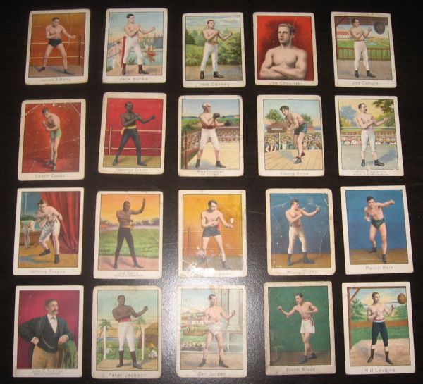 1910 T220 Prize Fighter Series, Partial Set 34 Cards