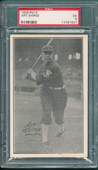 1929 R315 Art Shires PSA 5