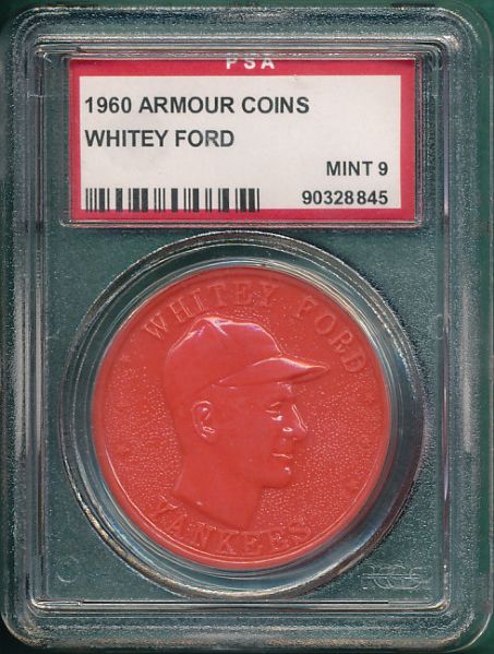 1960 Armour Coins Whitey Ford PSA 9