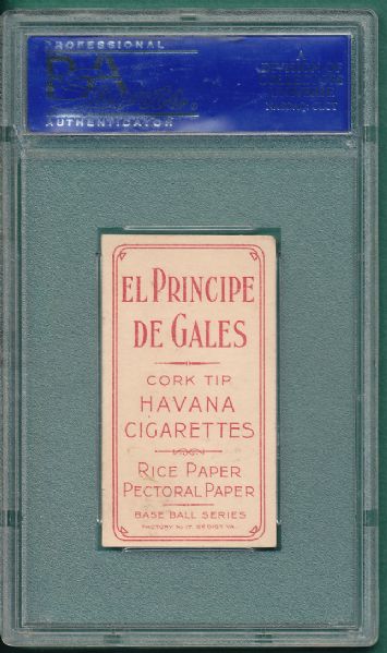 1909-1911 T206 Phillippe, El Principe De Gales Cigarettes PSA 3