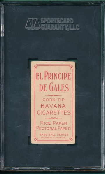 1909-1911 T206 Beaument El Principe De Gales Cigarettes SGC 30