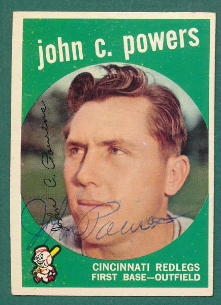 1959-60 Topps (8) Lot of Autographed Cards