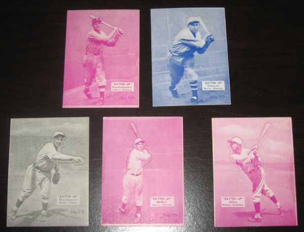 1934-36 Batter-Up Lot Of (12)