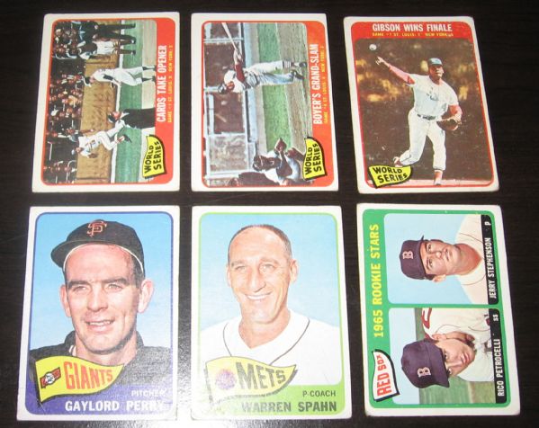 1965 Topps (87) Card Lot W/Spahn