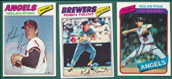 1968-80 Topps HOFer Lot of (11) W/Rose