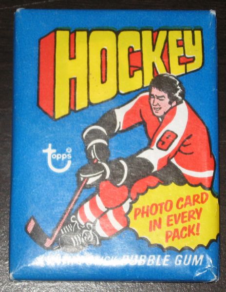 1976-78 Topps Hockey Lot of (4) Unopened Packs