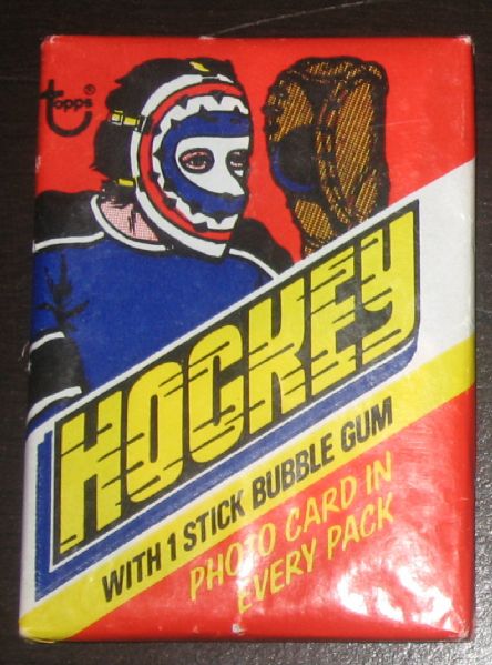 1976-78 Topps Hockey Lot of (4) Unopened Packs