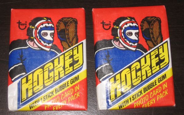 1976-78 Topps Hockey Lot of (4) Unopened Packs