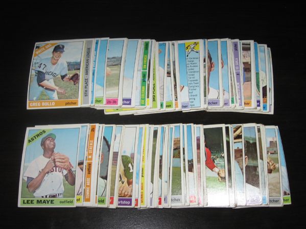 1966 Topps (290) Partial Set W/Mays & (15) Other HOFers