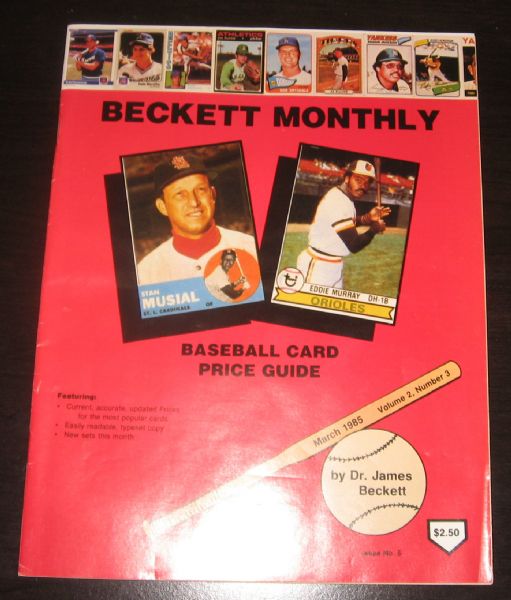 1985 Beckett Monthly #5 