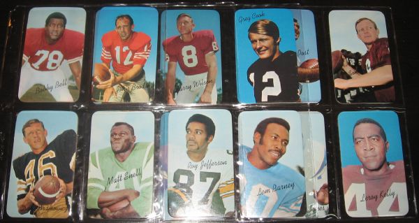 1970 Topps Super FB Near Set 30/35