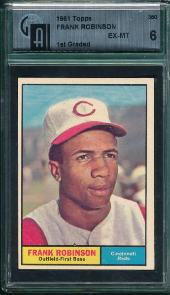 1961 Topps #360 Frank Robinson GAI 6