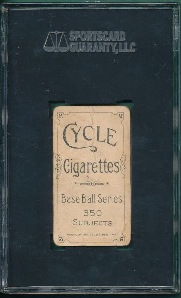 1909-1911 T206 Knabe Cycle 350 Cigarettes SGC 10 *Only 2 Graded*