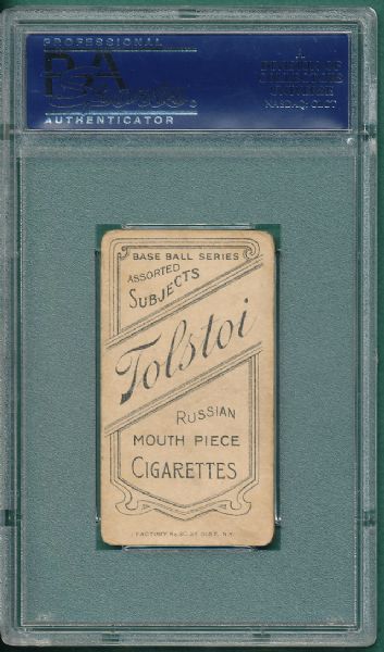 1909-1911 T206 Blackburne Tolstoi Cigarettes PSA 2 *One of One*