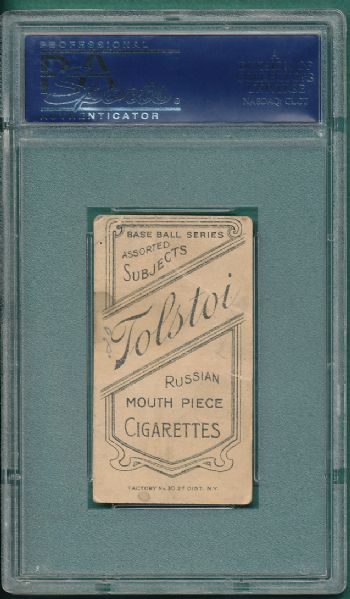 1909-1911 T206 Paskert Tolstoi Cigarettes PSA 1.5 *Low Pop*