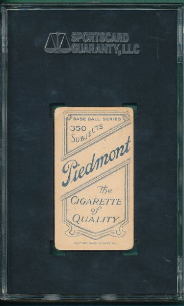 1909-1911 T206 Taylor, Piedmont Cigarettes SGC 30