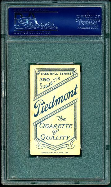 1909-1911 T206 Phelan Piedmont Cigarettes PSA 4