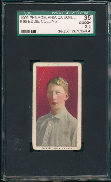 1909 E95 Collins Philadelphia Caramels SGC 35