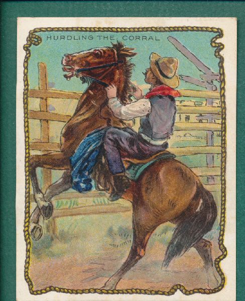 1910's T53 Hassan Cigarettes Cowboys Lot of (28) 