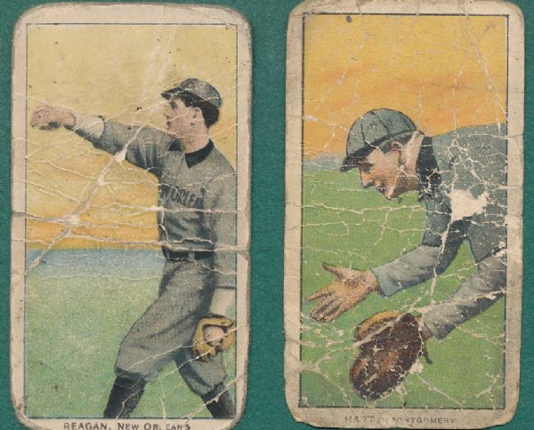 1909-1911 T206 (3) Card Southern Leaguer Lot