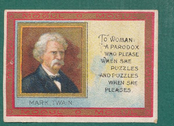 1910's T112 Mogul Egyptian Cigarettes Toast Series Lot of (17) W/Mark Twain