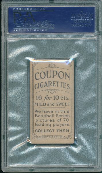 1919 T213-3 Gabby Street, Coupon Cigarettes PSA 3