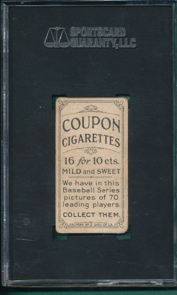 1919 T213-3 Hal Chase, Throwing, Coupon Cigarettes SGC 30