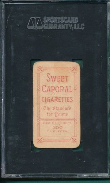 1909-1911 T206 Brown, George, Washington, Sweet Caporal Cigarettes SGC 40