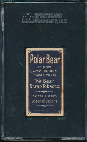 1909-1911 T206 Smith, Frank, Chicago & Boston, Polar Bear Tobacco SGC 45