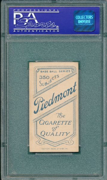 1909-1911 T206 Graham, Bill, Piedmont Cigarettes PSA 5