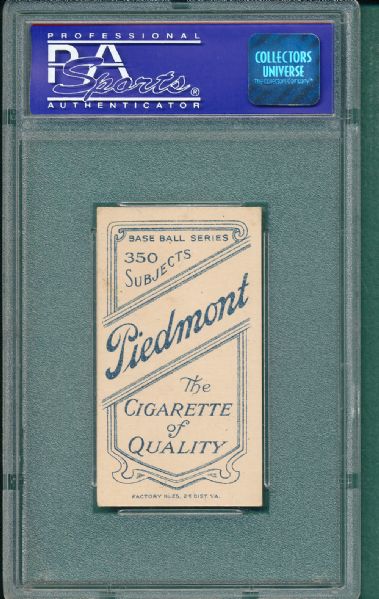 1909-1911 T206 Thebo, Piedmont Cigarettes PSA 5 *SLer*